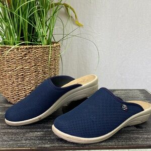 Fly Flot Blue Slide Comfort Clog Shoes 40 9